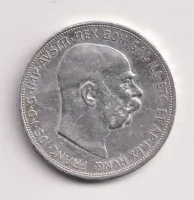 5 korun 1907.,velká hlava.,Rakousko