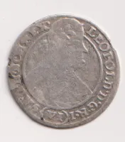 6 krejcar 1665.,Leopold I.,Vratislav,Slezsko