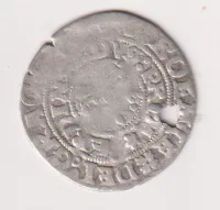 pražský groš 1535.,dirka.,Ferdinand I.,Čechy