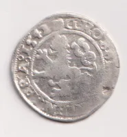 pražský groš 1542.,dirka.,Ferdinand I.,Čechy