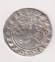 pražský groš.,dirka.,Jan Lucemburský 1310-46.,Čechy
