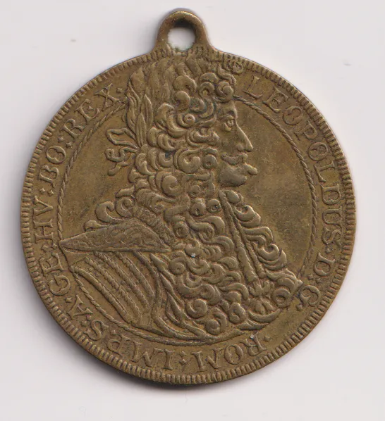 tolar cikánský 1695.,Leopold I.,Rakousko