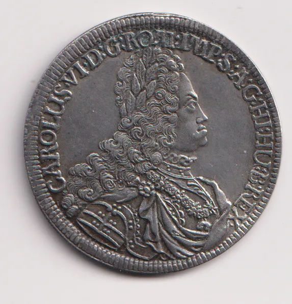 tolar cikánský 1721.,Karel VI.,Rakousko