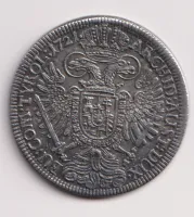 tolar cikánský 1721.,Karel VI.,Rakousko