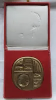 vojenská plaketa prům.10cm + orig.etue, Maďarsko