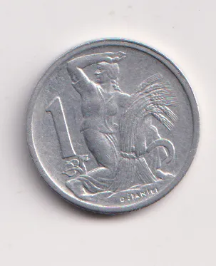 1 koruna 1950.,ČSR