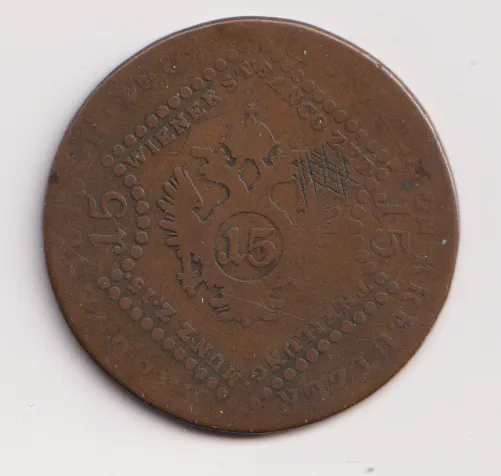15 krejcar 1807 B.,František II.,Uhry