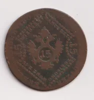 15 krejcar 1807 S.,František II.,Uhry