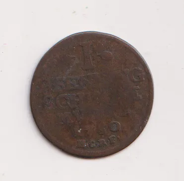 2 haléř 1727.,Hessen Kassel