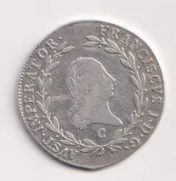20 krejcar 1808 C.,František II.,Praha.,Čechy