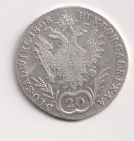 20 krejcar 1808 C.,František II.,Praha.,Čechy