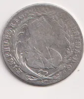 20krejcar 1780.,EVSIK.,Marie Terezie.,Praha.,Čechy