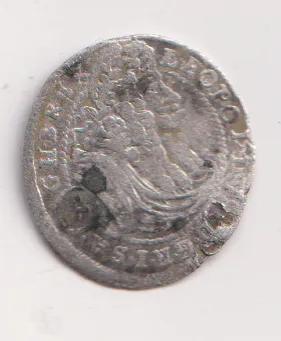 3 krejcar 1697.,Leopold I.,Bratislava.,Uhry
