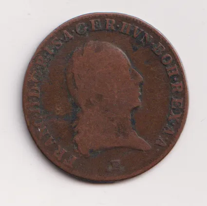 3 krejcar 1800 F.,František II.,Rakousko