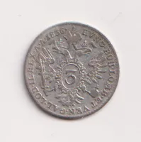 3 krejcar 1836 A.,opis Ferdinandus.,Ferdinand V.,Rakousko