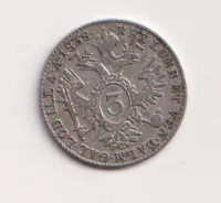 3 krejcar 1838 C.,Ferdinand V.,Praha.,Čechy