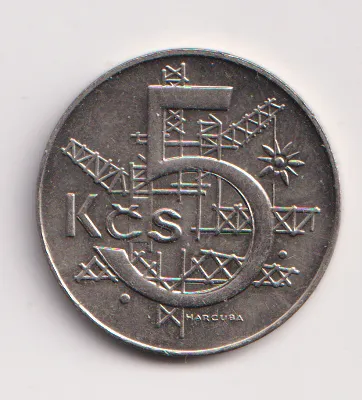 5 Kčs 1991.,ČSFR