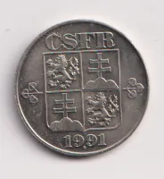 5 Kčs 1991.,ČSFR