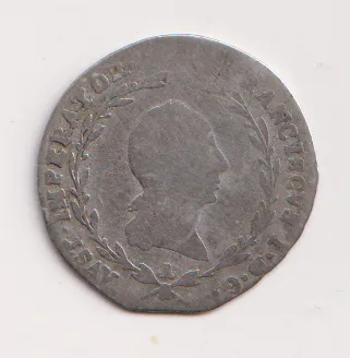 5 krejcar 1820 A.,František II.,Rakousko