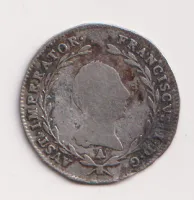 5 krejcar 1821 A.,František II.,Rakousko