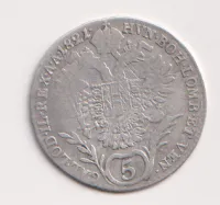 5 krejcar 1821 B.,František II.,Uhry