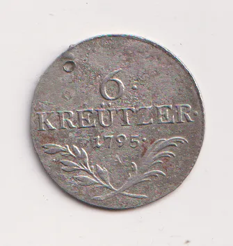6 krejcar 1795 A.,dirka.,František II.,Rakousko