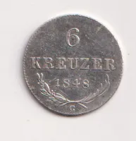 6 krejcar 1848 C.,Ferdinand V.,Praha,Čechy