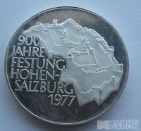 Rakousko 100 Schilling 900let Salzburgu 1977