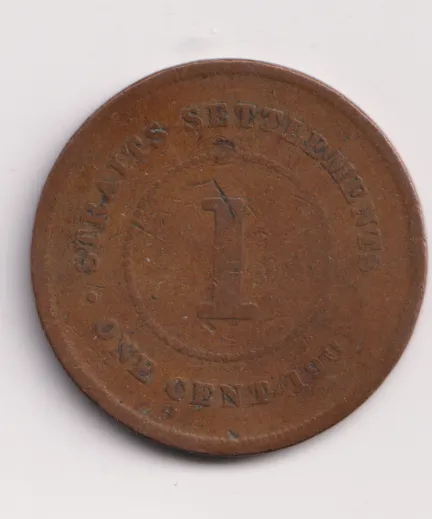 1 cent 1901.,St.Satlement