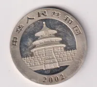 1 unce 2002.,panda.,kopie.,Čína