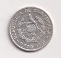 10 cent 1961.,Guatemala