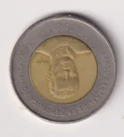 10 peso 2008.,Dominikánská republika
