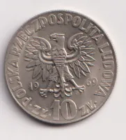 10 zlotých 1969.,Polsko