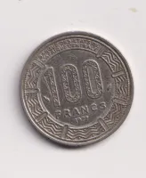 100 frank 1977.,Gabun