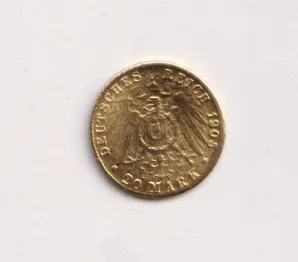 20 marek 1905.,zlacená miniatura.,Prusko