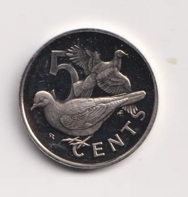 5 cent 1975.,Britská Virginie