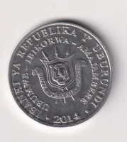 5 frank 2014.,Burundi