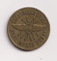 Elektrické dráhy-20 haléř.,doplatek.,ČSR