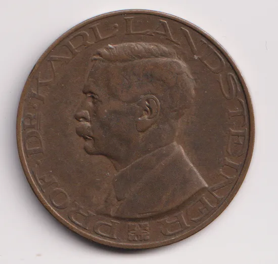 K.Landstein.,lékař.,nositel Nobelovy ceny.,Nizozemí