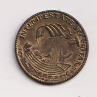 Medailka sv.Jiří zabíjí draka průměr 25 mm.,ČSR