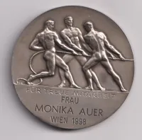 Vídenská obchodní komora 1998.,průměr 70 mm,Rakousko