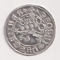 Žeton.,pražský groš 1423.,Al.,ČSR