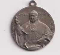 Medaile Pius IX.,1925.,bílý kov.,Řím.,Vatikán