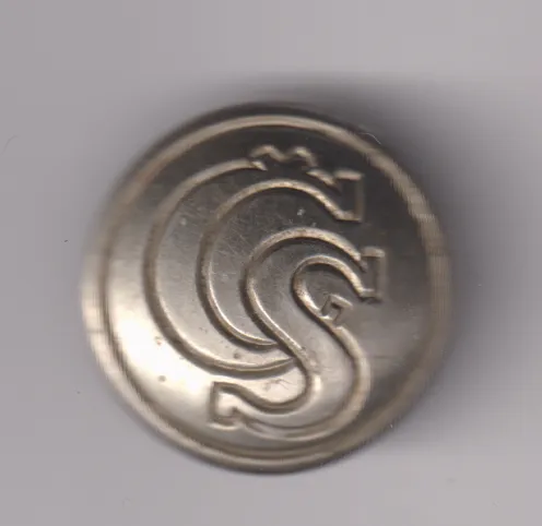 vojenský knoflík.,ČSR