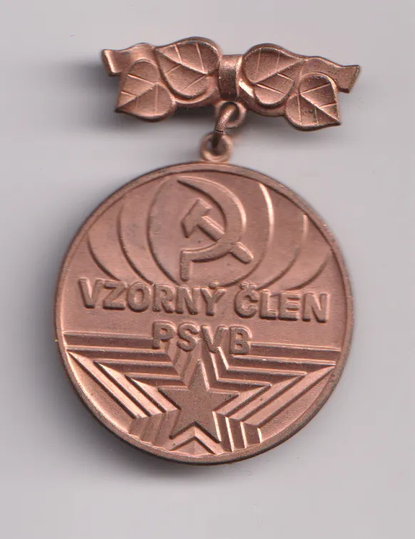vzorný člen PS VB.,ČSSR