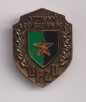 vzorný příslušník OPZO.,ČSSR