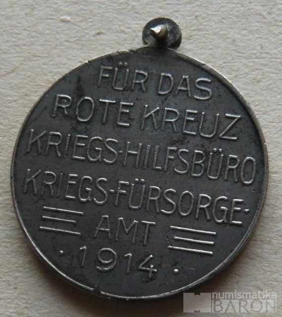 Rakousko - medaile ČK - FJI+Vilém II.