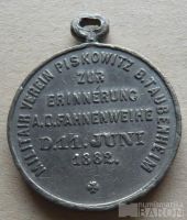 Sasko medaile vojen.spolku 1882
