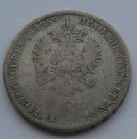 Rakousko 1/4 Fl 1859 V