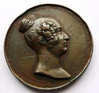 Belgie - r.1850 Marie Luisa ORLEÁNSKÁ úmrtní med.
